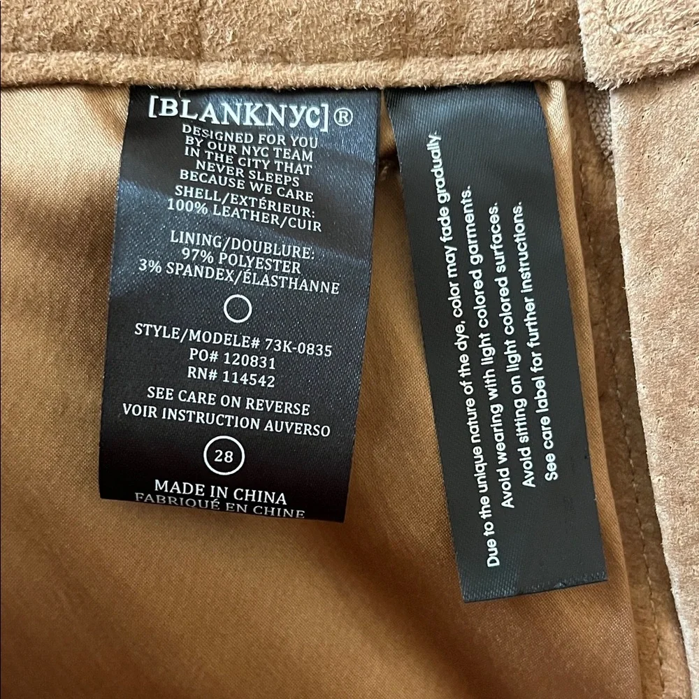 BlankNYC PECAN suede mini SKIRT